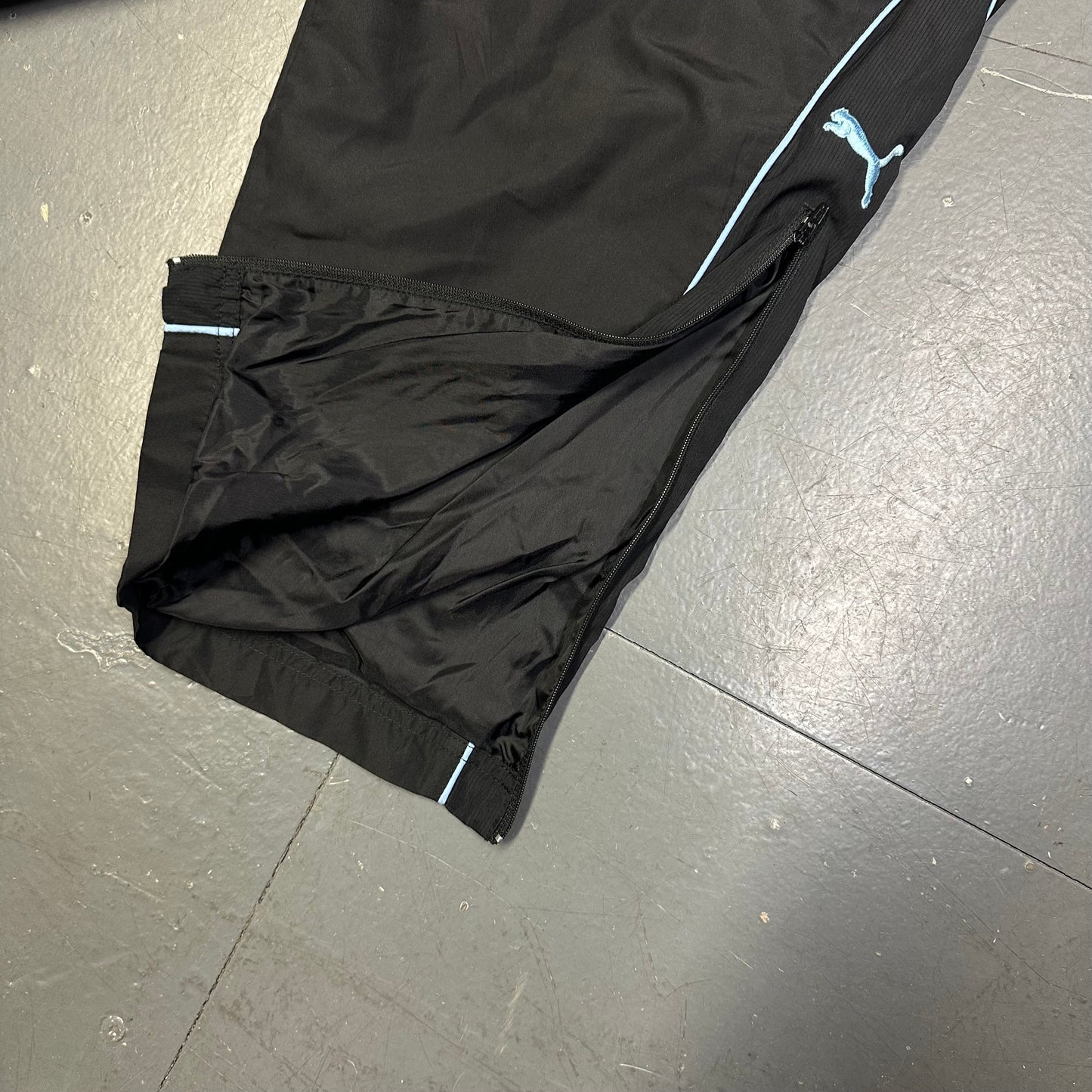 Puma Lazio 2006/07 Tracksuit In Baby Blue & Black ( L )