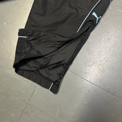 Puma Lazio 2006/07 Tracksuit In Baby Blue & Black ( L )