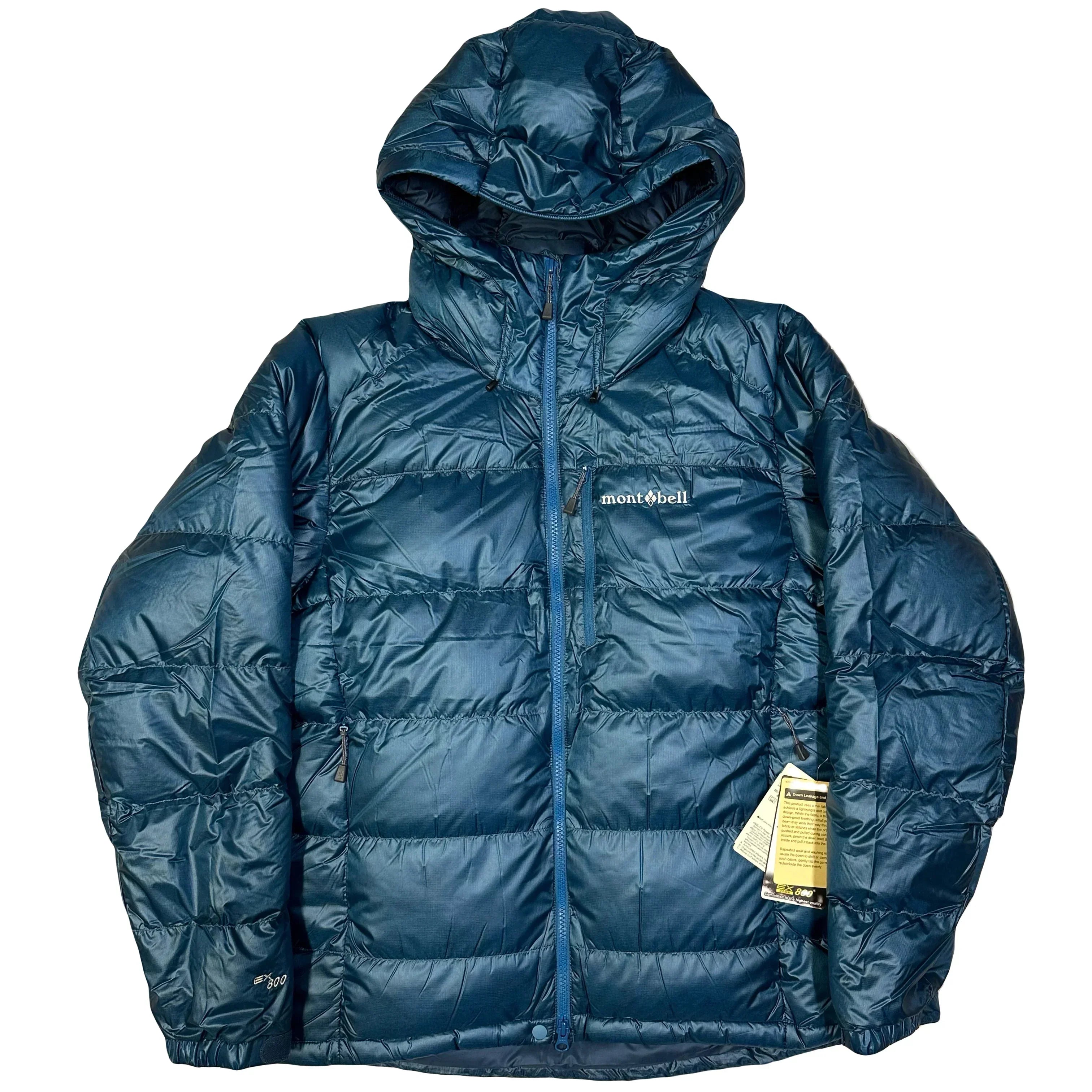 Montbell Alpine Down Parka Puffer Jacket In Blue (S) – Known Source