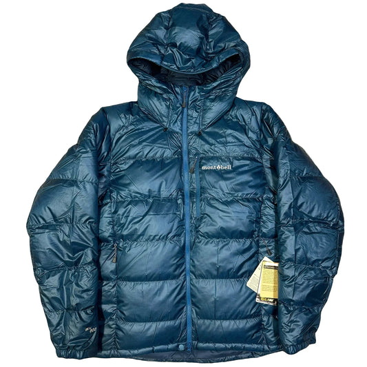 Montbell Alpine Down Parka Puffer Jacket In Blue (S) | Small, Blue
