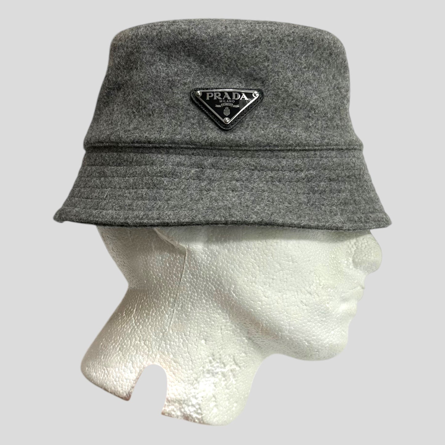 Prada Milano Wool Bucket Hat - M/L