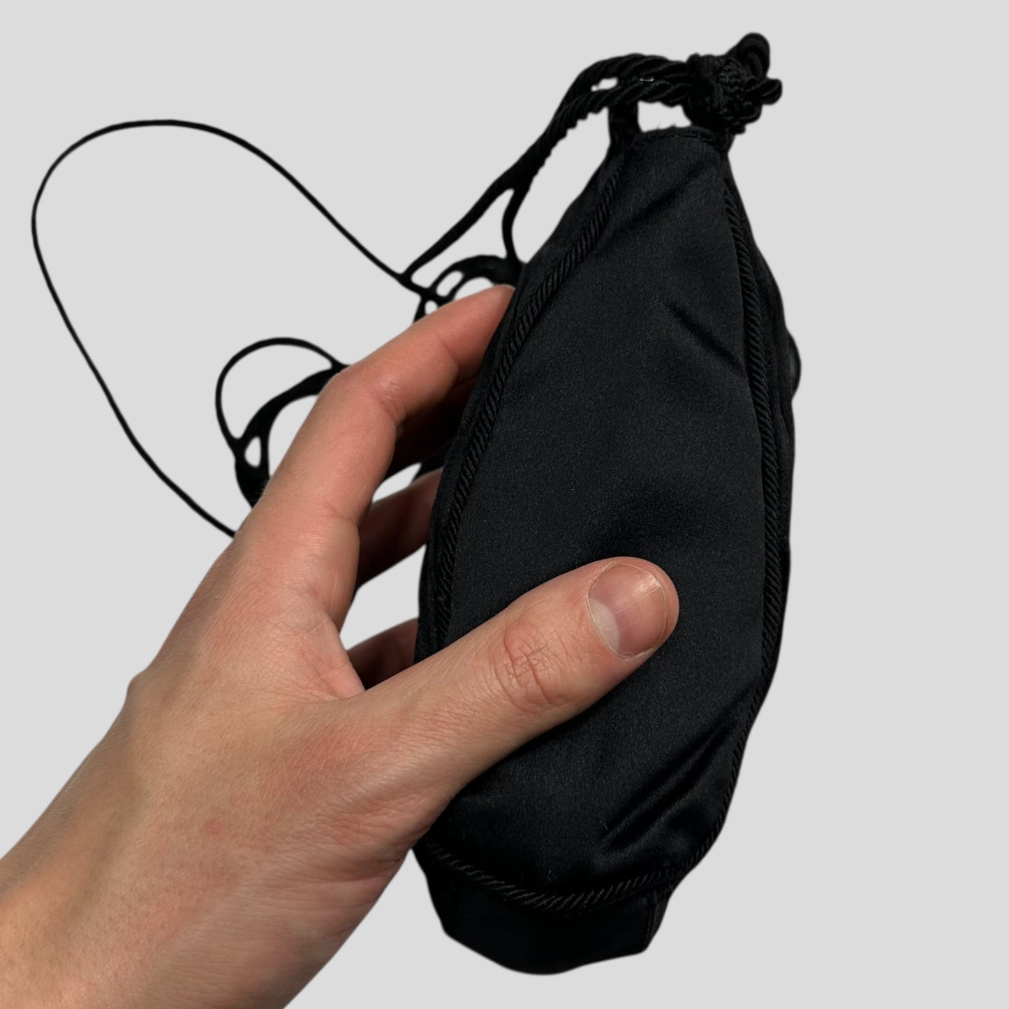 Prada Milano 90’s Velvet Textured Stripe Crossbody Bag