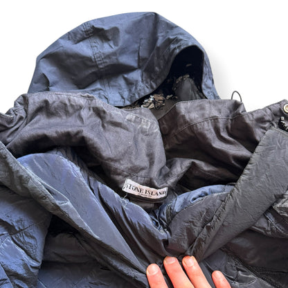 AW2004 Stone Island Lino Flax Dutch Rope Jacket (XL) | XL, Blue