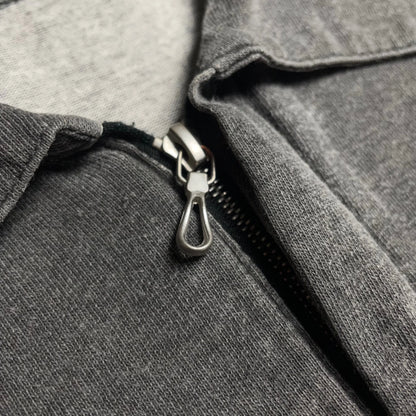 S/S 1998 Charcoal Motion Blur Graphic Print Polo Shirt