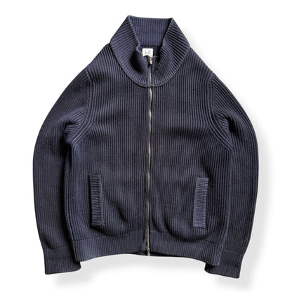 FW2006 CP Company 2in1 Knitted Jumper (L) | Large, Navy