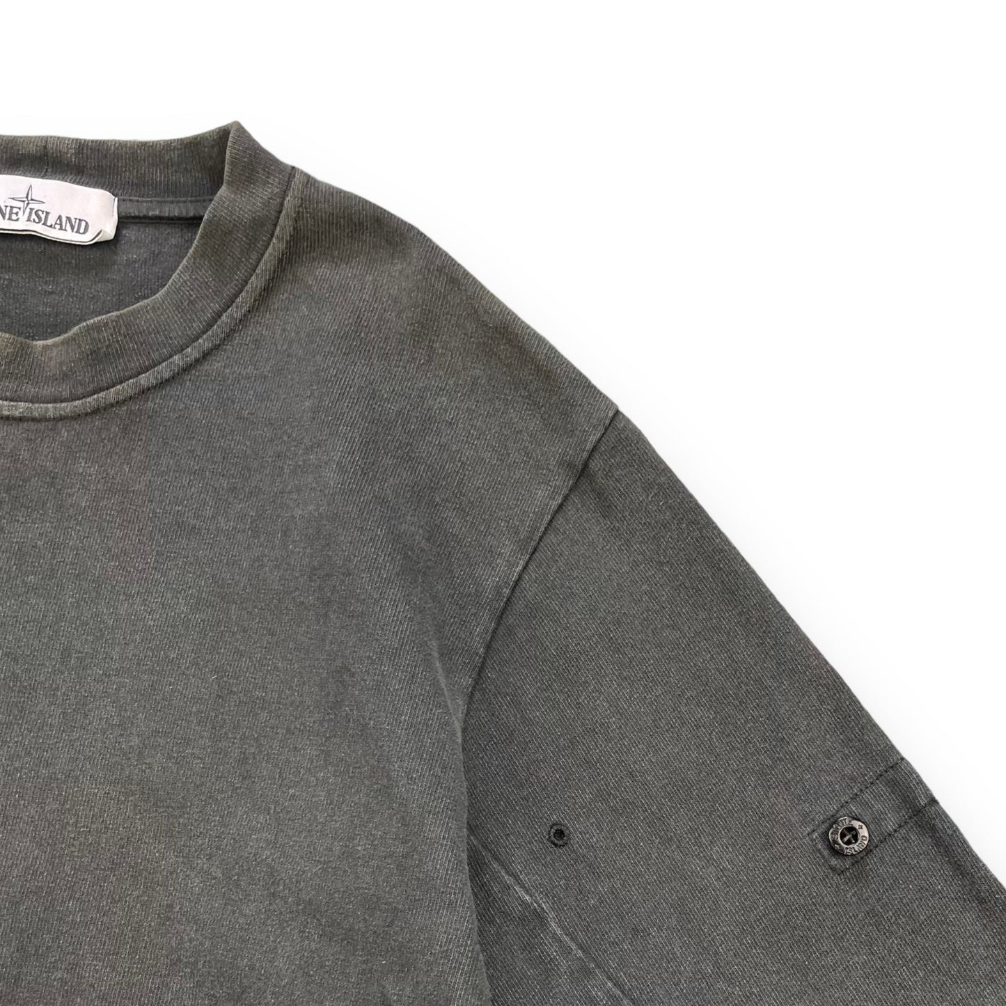 Stone Island Washed Grey Sweatshirt (L) | Default Title, Grey