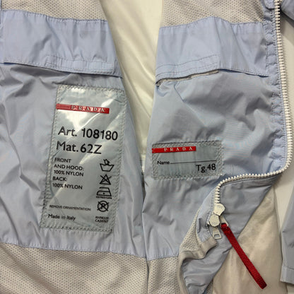 Prada Sport SS00 Modular Gel Seam Ice Blue Jacket - IT48 | Default Title, Multicoloured