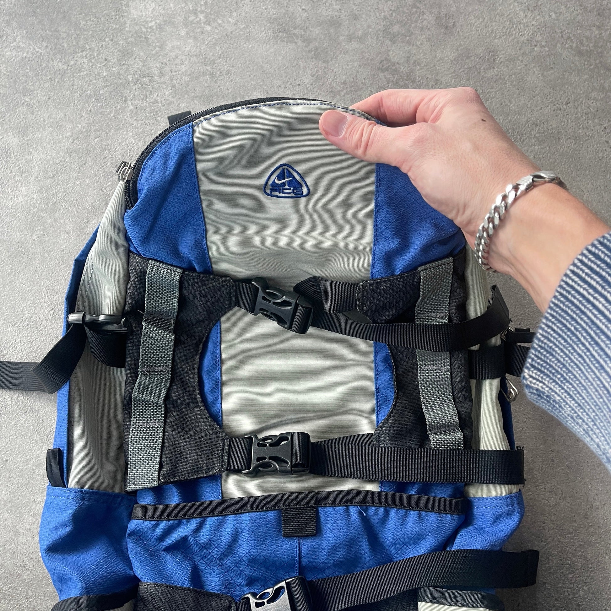 40l nike backpack nike acg 1990s 40L technical multi pocket trekking backpack – Known Source