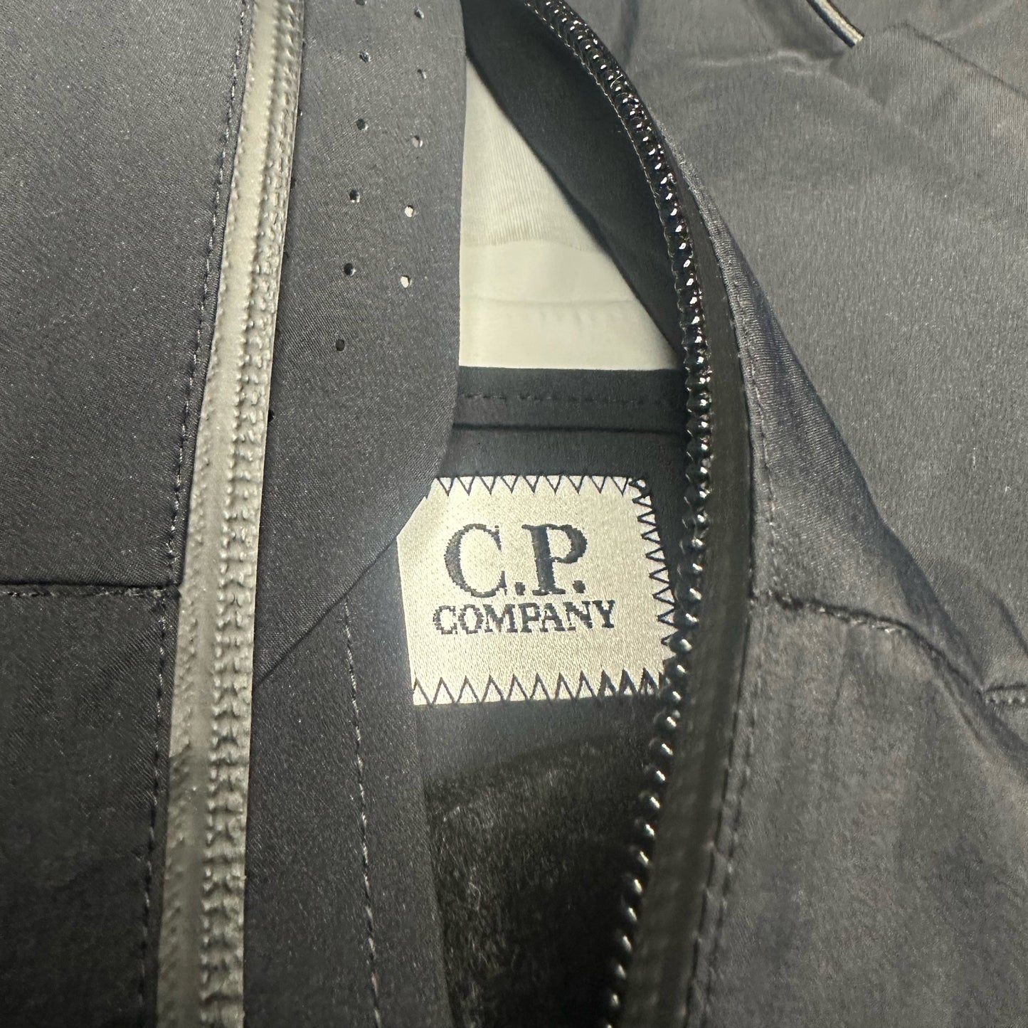 CP Company Goretex Infinium Logo Zip Up Waterproof Jacket