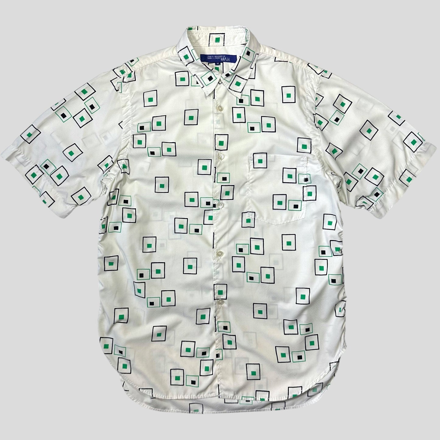 Junya Watanabe MAN 2004 Geometric Water Resistant Shirt - M