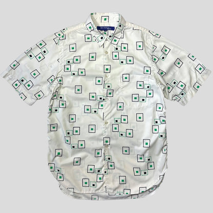 Junya Watanabe MAN 2004 Geometric Water Resistant Shirt - M | White