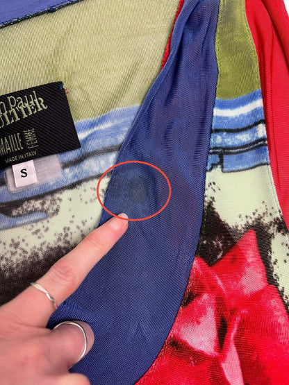 Jean Paul Gaultier 1990s rose dress