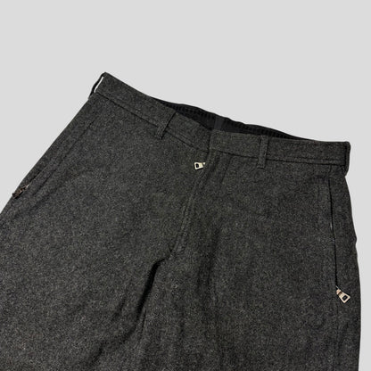 Prada Sport AW99 Heavy Wool Baggy Work Trousers - IT50 | Default Title, Grey