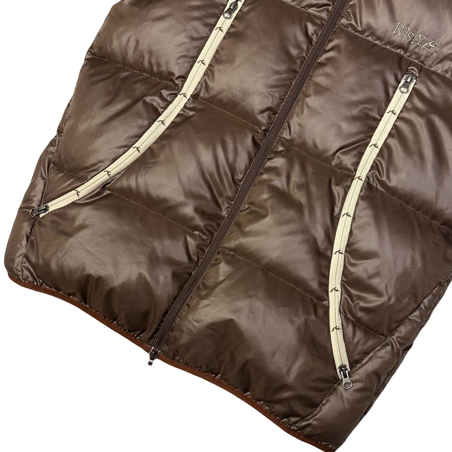 Rusty Puffer Jacket In Brown ( M )