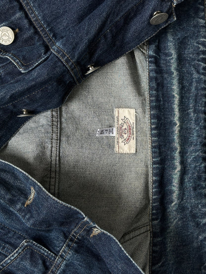 Armani Jeans 1900s Mid Wash Denim Jacket - L