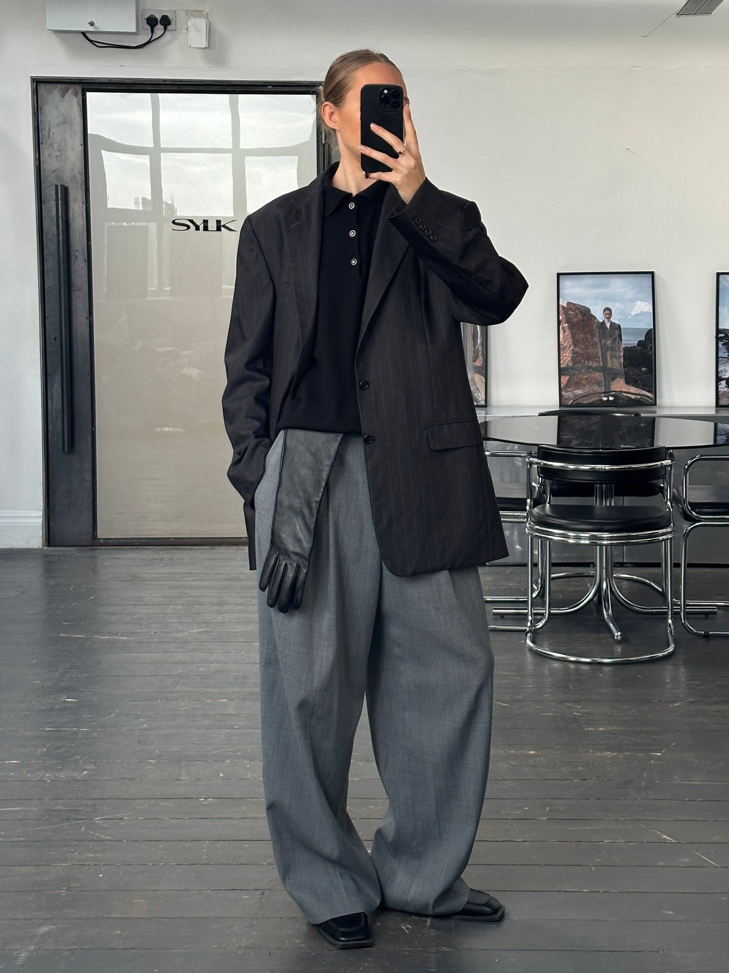 Hickey Freeman x Loro Piana 1990s Pure Tasmanian Wool Single Breasted Blazer - 42L/XL