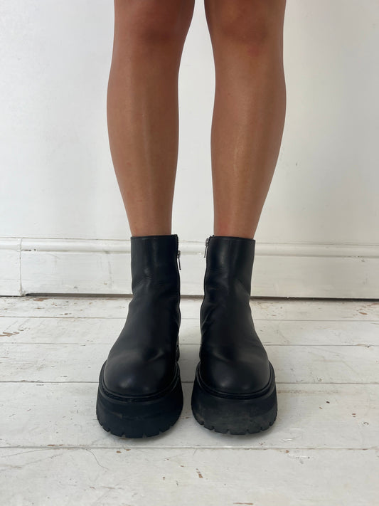 ANN DEMEULEMEESTER BOOTS (EU 37) | DEFAULT TITLE, Black