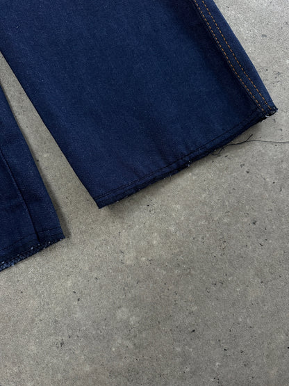 Italian Vintage 1990s Straight Leg High Waisted Denim Jeans - W28