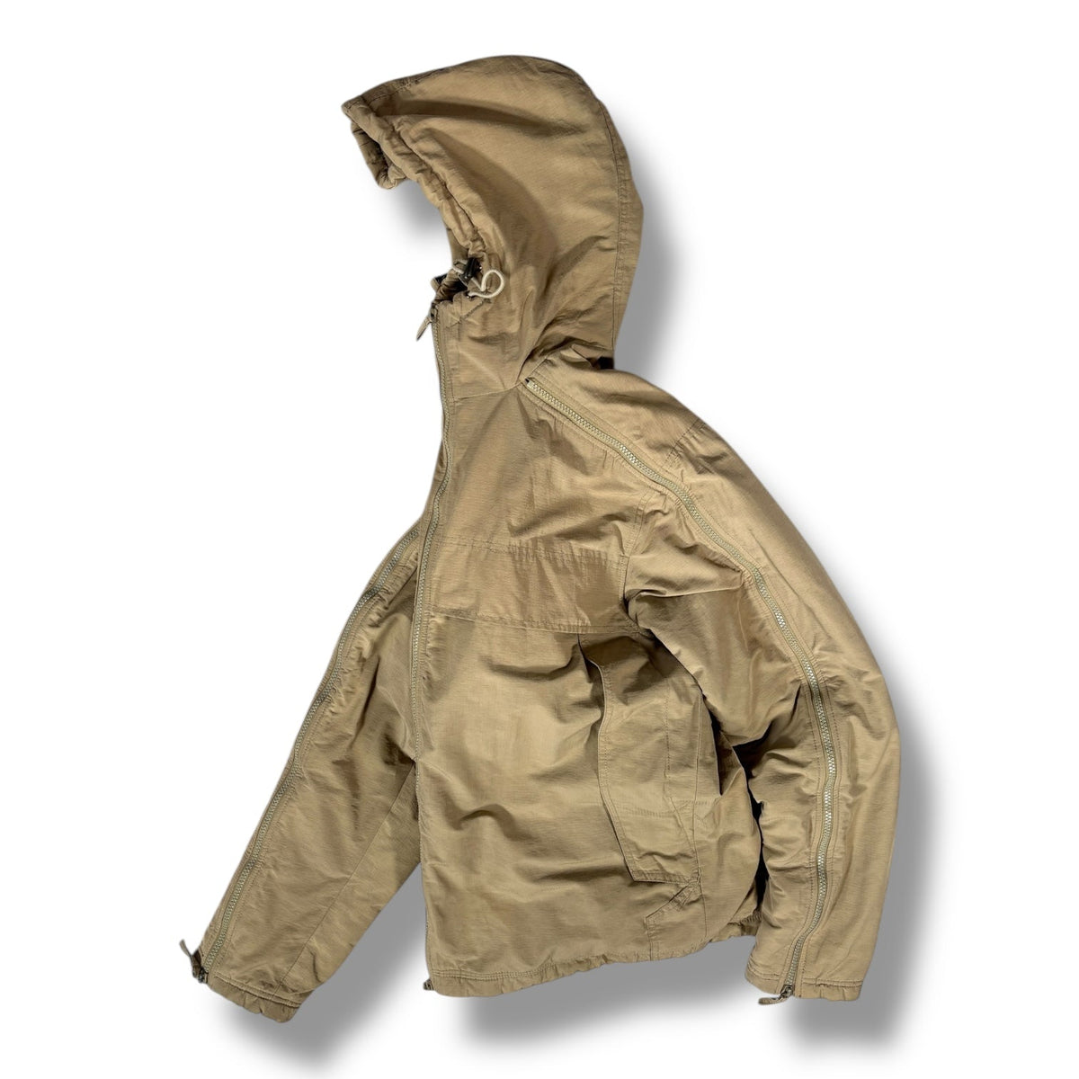 Bench 00’s Dual Shoulder Zip Fleece Lined XL | Large, Beige