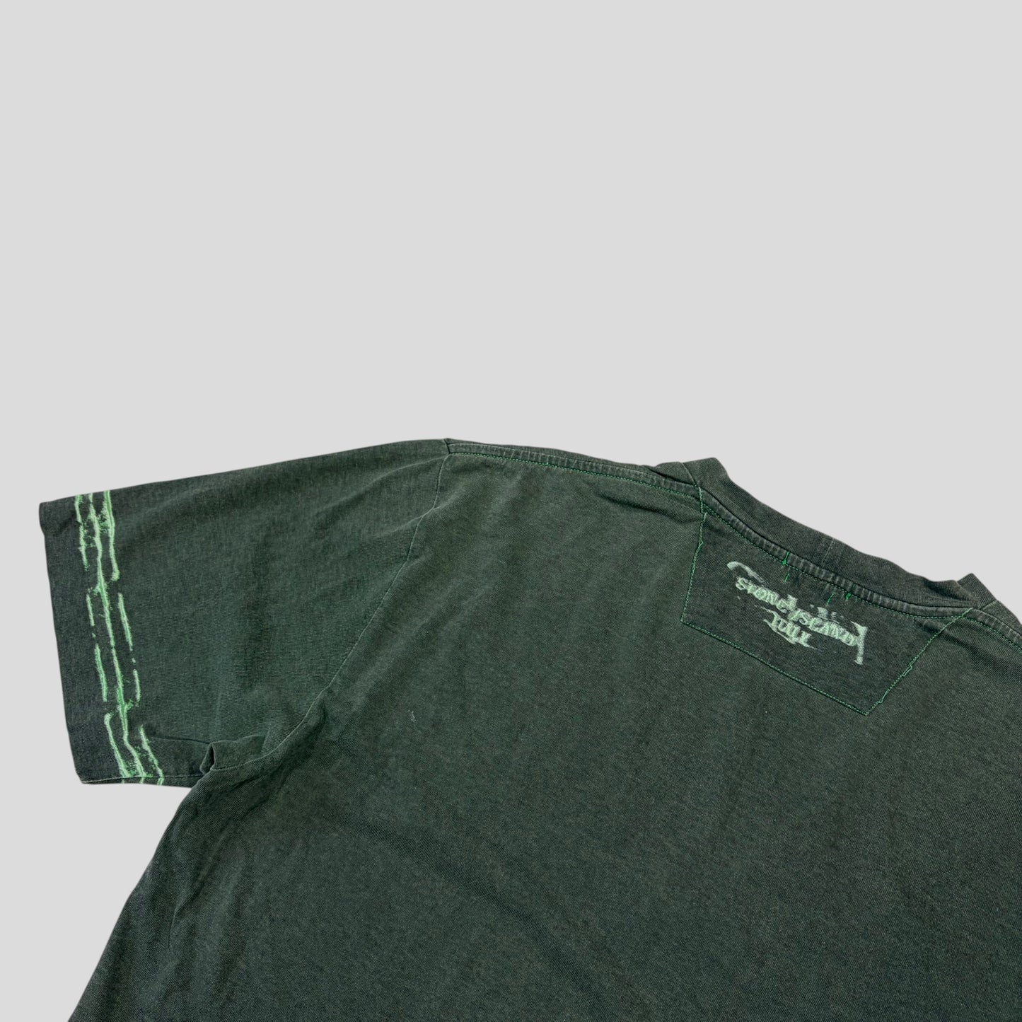 Stone Island SS03 Sublimation Acid Print Marina Logo T-shirt - XL (L) | Large, Green