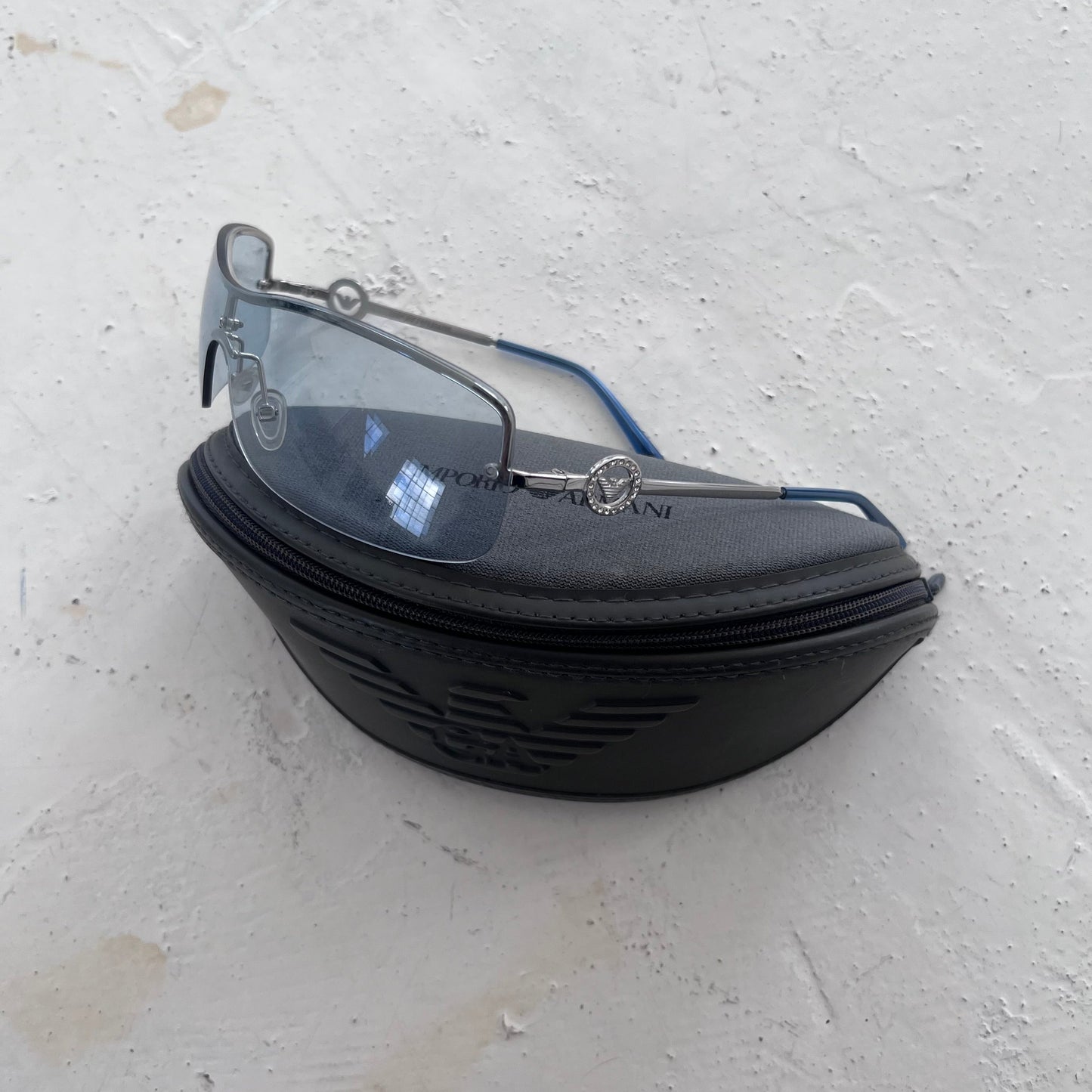 2000s emporio armani sunglasses | O/S, Silver