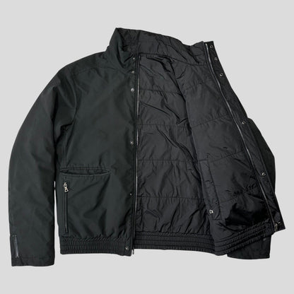 Prada Sport 2008 Goretex Reversible Black Logo Nylon Down Puffer Jacket - IT50 (M)