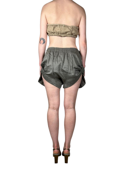 Vivienne Westwood Anglomania paper bag shorts