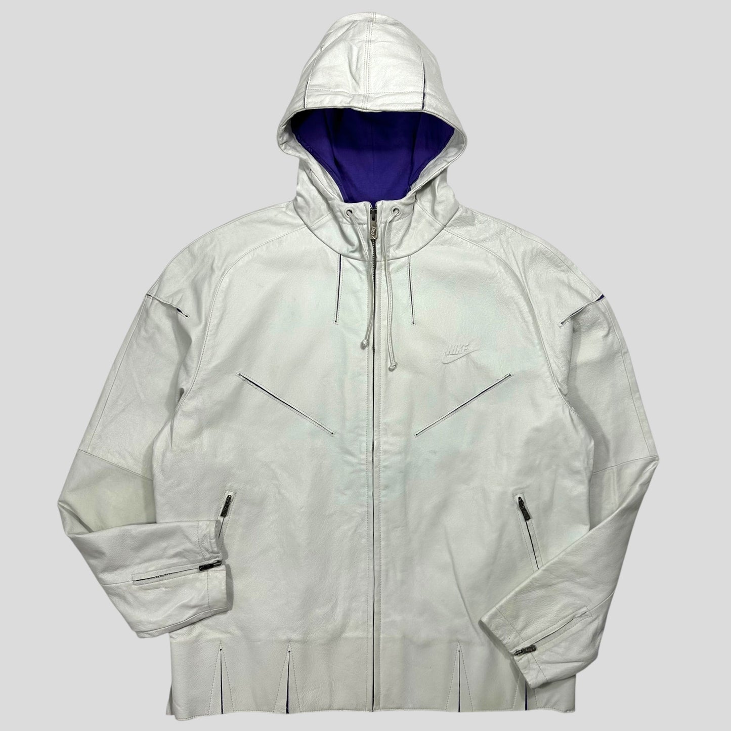 Nike 2007 Tony Spackman Articulated Slice Leather Jacket - L | Default Title, Purple