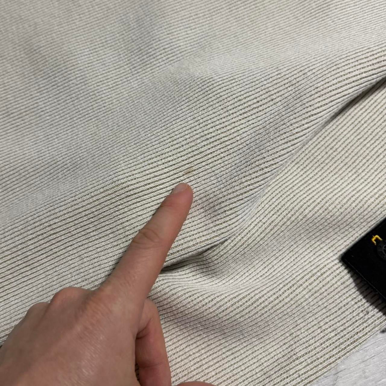 Stone Island Spring/Summer 2002 Ribbed Crewneck | XL, Beige