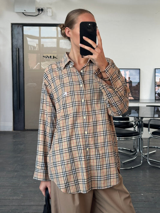 Burberry 1990s “Archive Nova Check” Pure Cotton Shirt - XL
