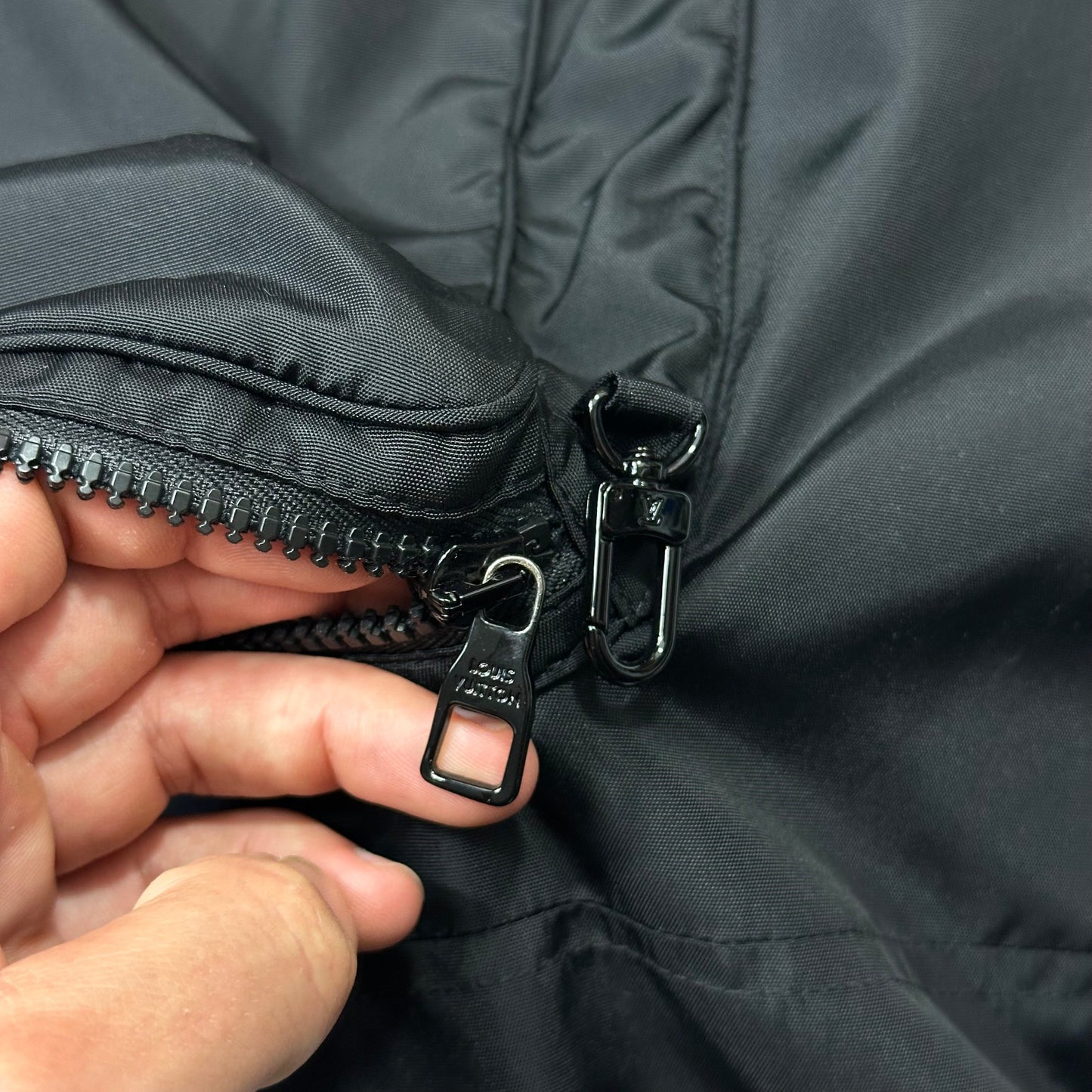 Louis Vuitton by Virgin Abloh 2020 Boxy Nylon Utility Jacket - IT48 (L) | Default Title, Black