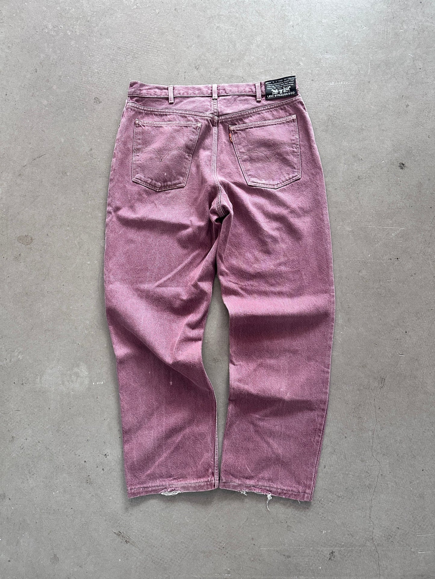 1990's Levi's 412 Orange Tab Jeans - 34 x 30 | Default Title, Multicoloured