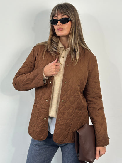 Burberry 2000s Quilted Nova Check Jacket - M