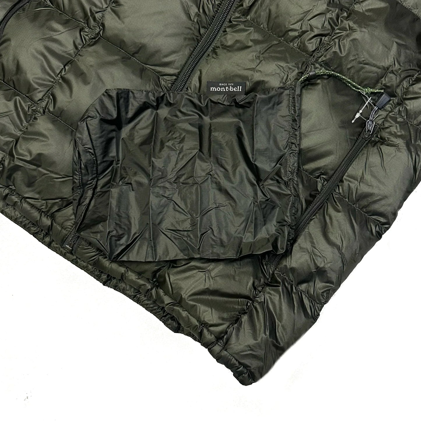 Montbell Superior Down Parka Puffer Jacket In Dark Green ( US/EUR L )