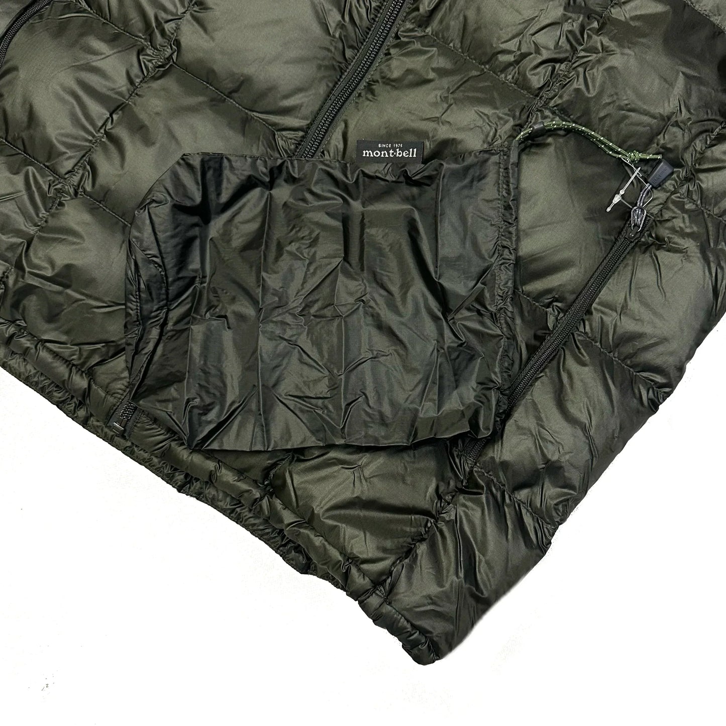 Montbell Superior Down Parka Puffer Jacket In Dark Green ( US/EUR L )