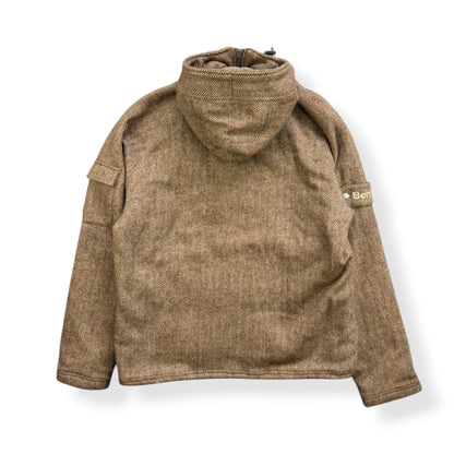 2000's Bench Herringbone Tweed Jacket (L) | Default Title, Brown