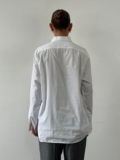 Valentino Chemises 00s Cotton Logo Shirt - L/XL