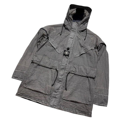 Stone Island Grid Reflective Jacket | Small, Red