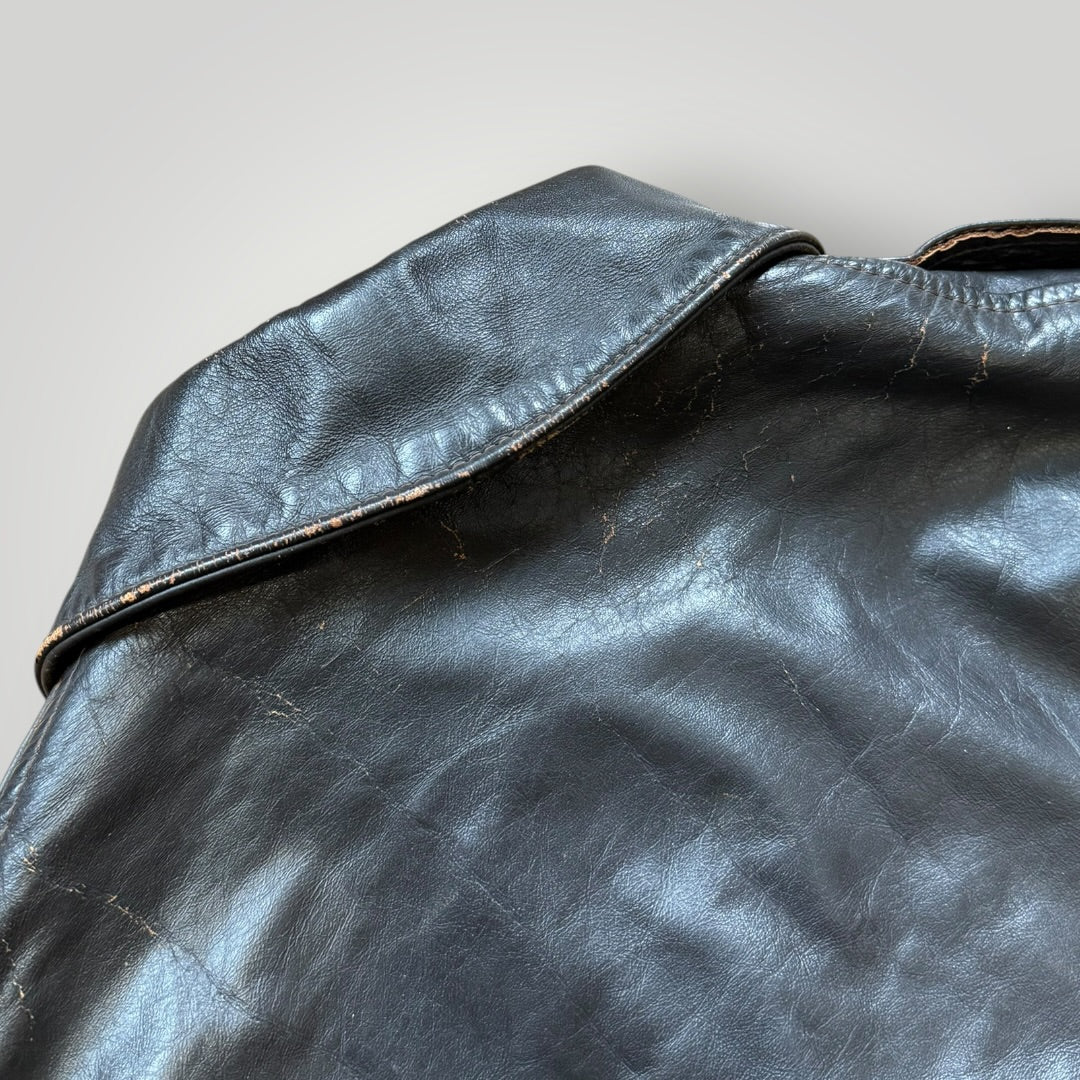 1970's Avirex Type A-2 Leather Pilot Jacket 40 | Default Title, Brown