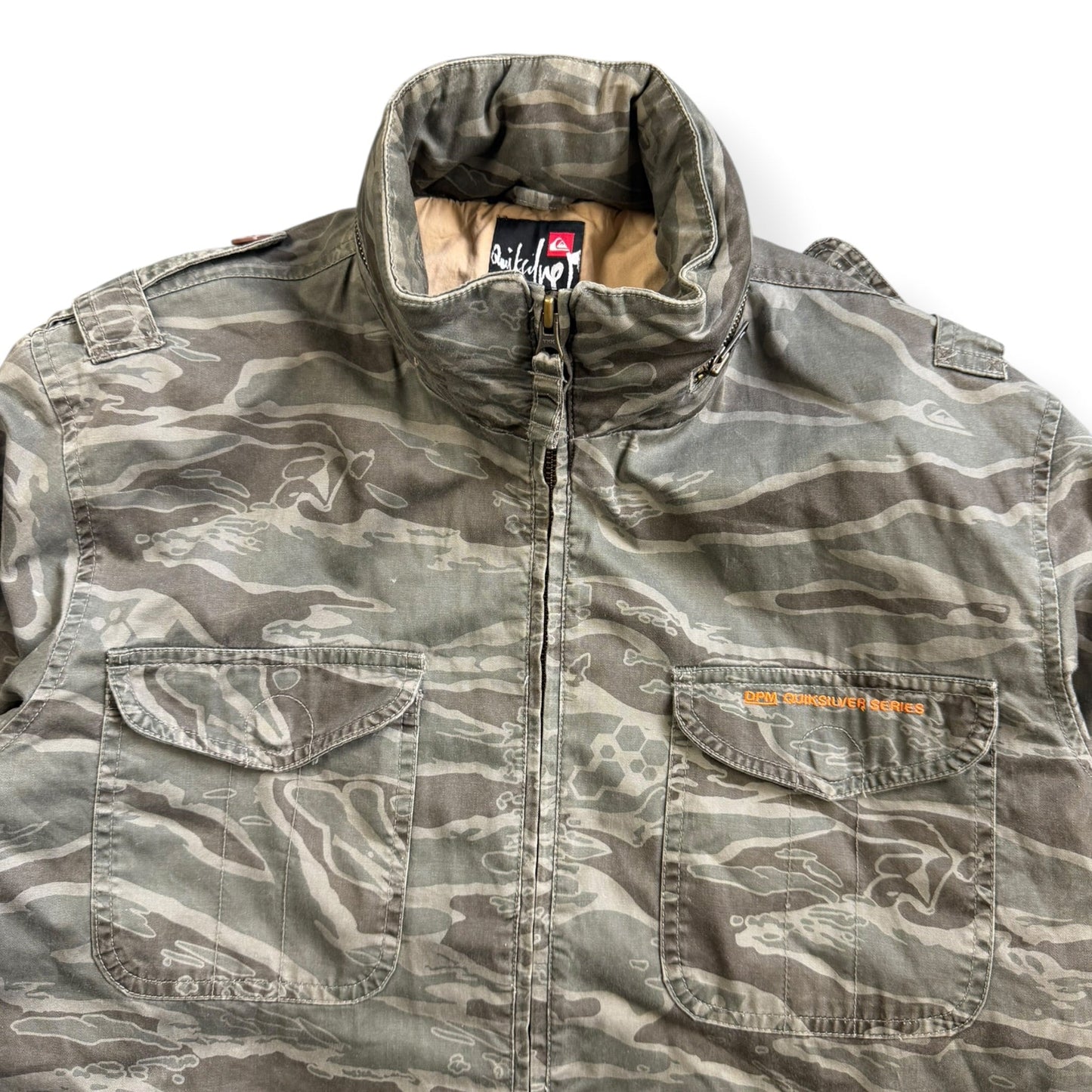 2000's Quiksilver DPM Series Camouflage Jacket (L) | Large, Multicoloured