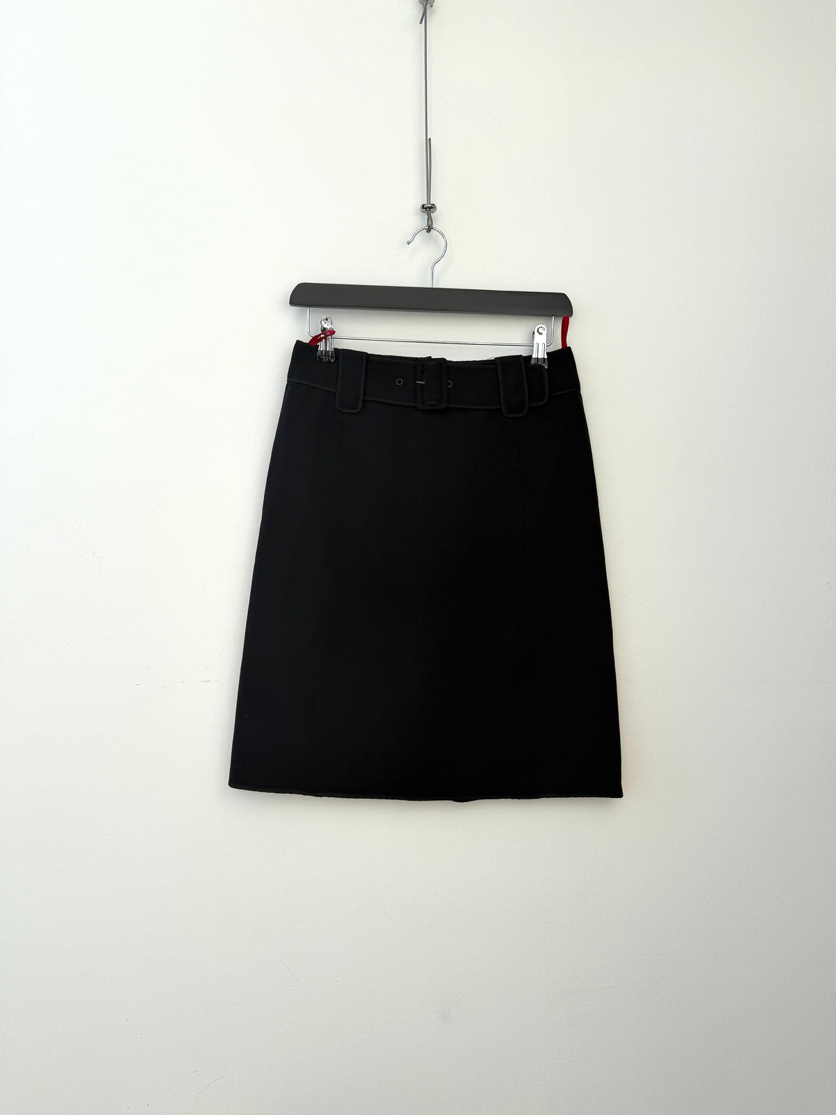 Prada Sport 00s Belted Skirt | Small, Tan