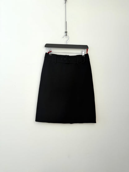 Prada Sport 00s Belted Skirt | Small, Tan