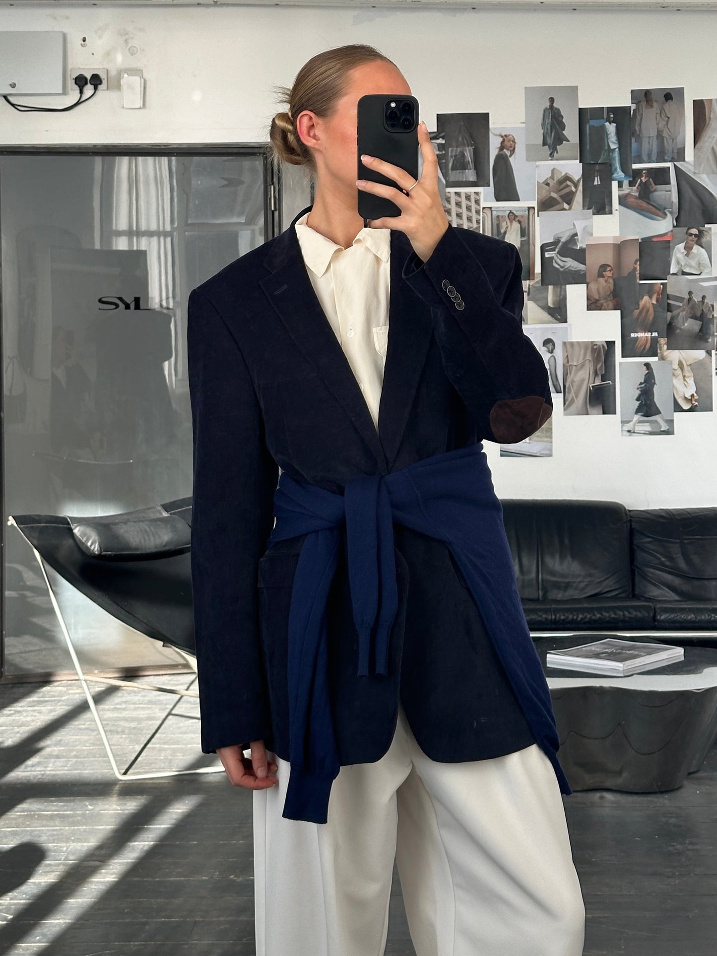 Tommy Hilfiger 2000s Corduroy Single Breasted Blazer - 42L/XL