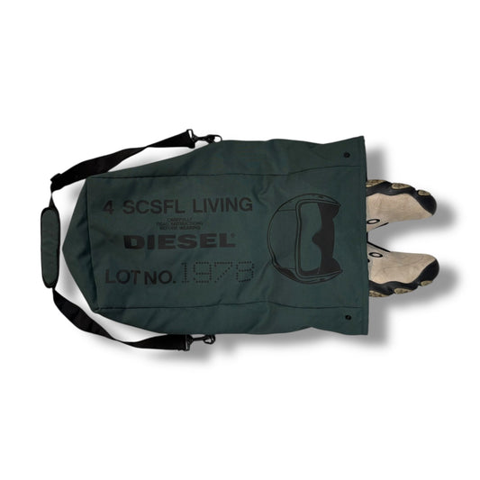 Diesel 00’s Multi Closure Style Messenger Bag | O/S, Multicoloured