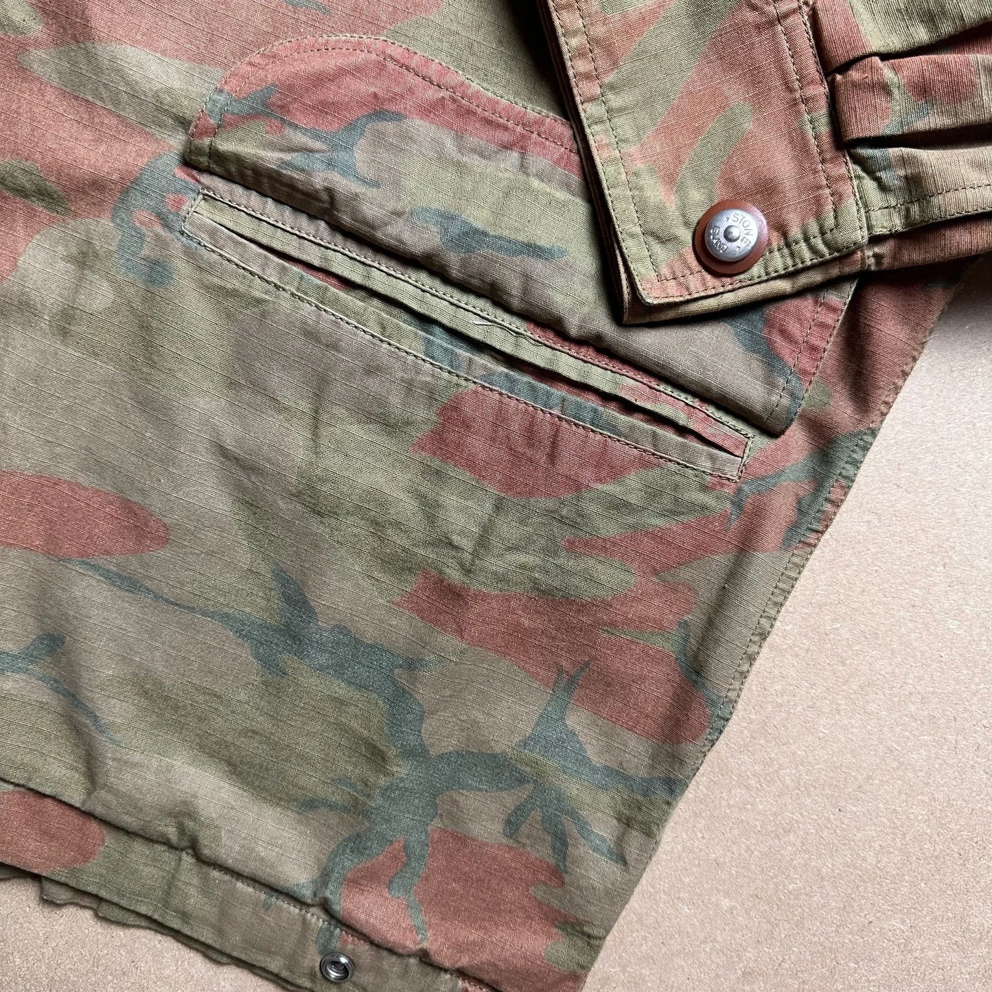 S/S1990 Ice Camouflage Harrington Style Bomber