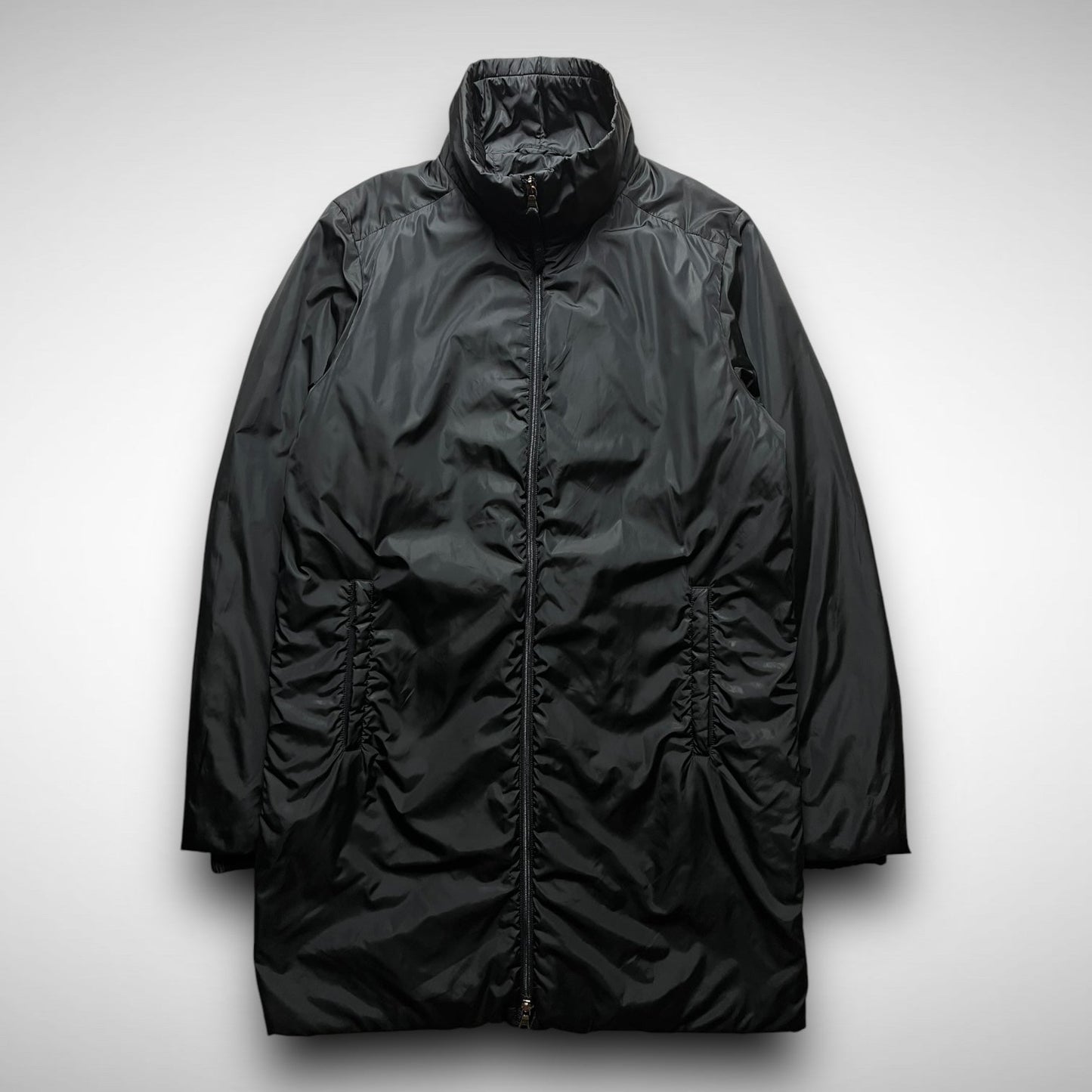 Prada Padded Nylon Overcoat (2000s)