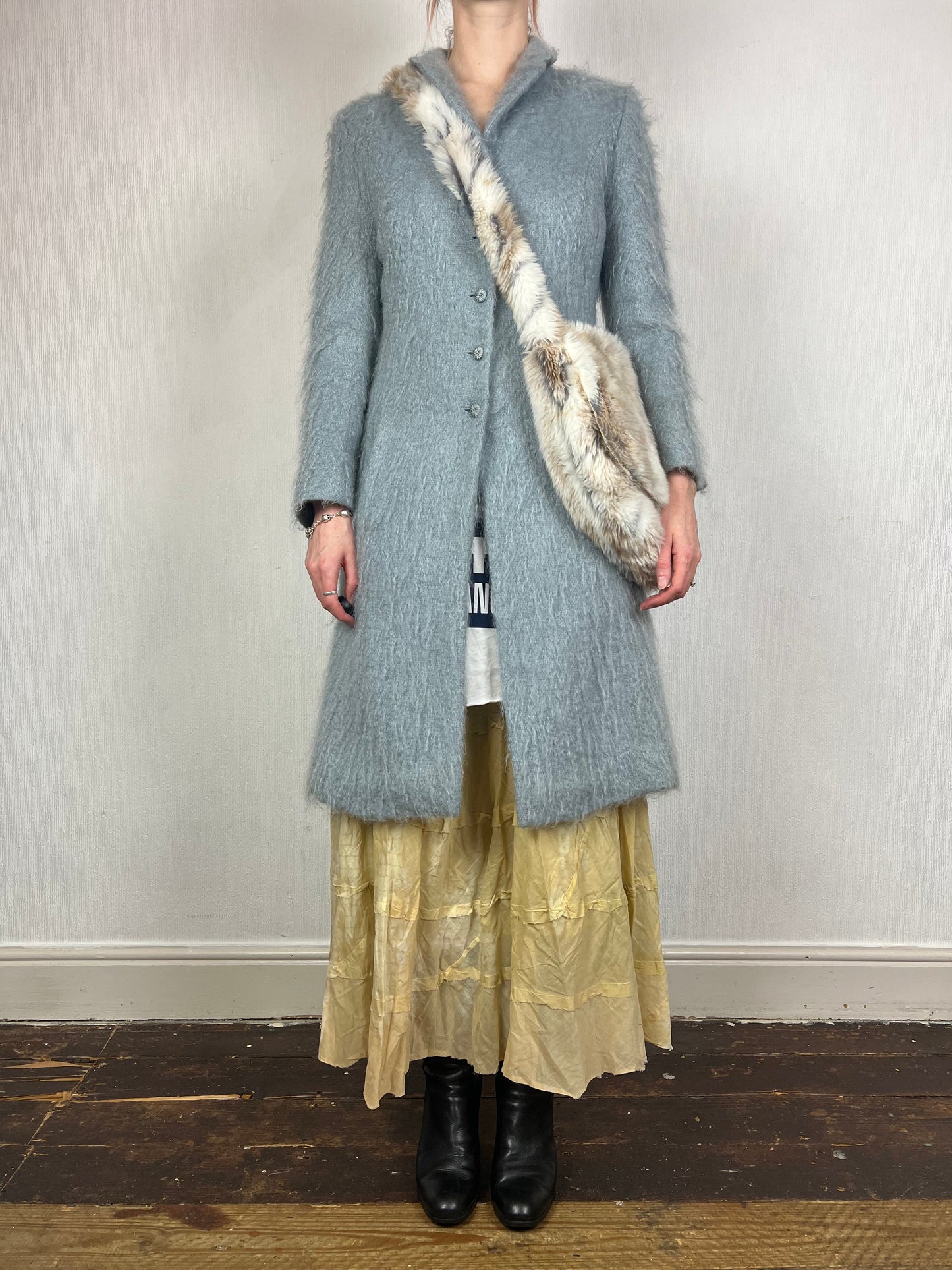 Hobbs vintage mohair coat