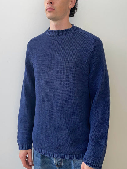 Stone Island SS98 Heavyweight Knit Jumper | Large, Navy