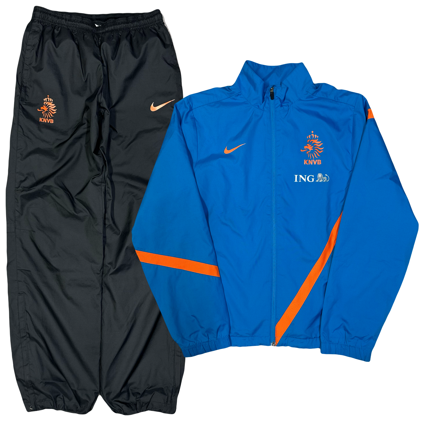 Nike Netherlands 2011/12 Tracksuit In Blue & Black ( S )