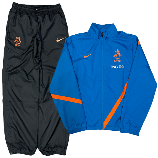 Nike Netherlands 2011/12 Tracksuit In Blue & Black ( S )